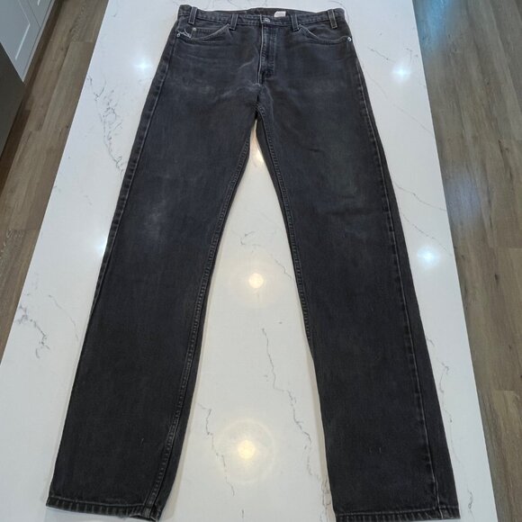 RARE VINTAGE LEVI'S DENIN JEAN 1996 505 REGULAR FIT STRAIGHT LEG W36 L36 - Picture 1 of 16